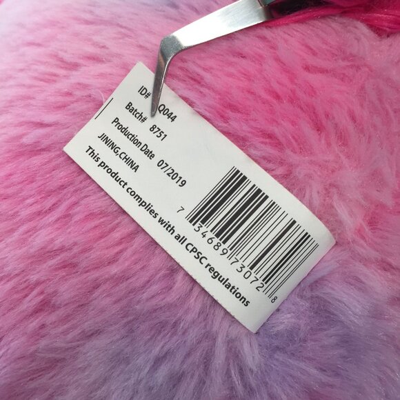 Kellytoy Pink Unicorn Plush 23" Tie Dye Sparkle Hooves Stuffed Animal Toy - Picture 7 of 9